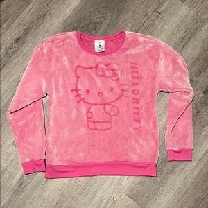Hello Kitty Vibrant Pink Fleece Shirt